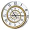 Designart 'Time Spiral In Antique Style Modern Wall Clock
